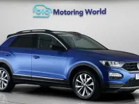 Used VW T-Roc Design 110 HP (80 kW) 2021 Blue SUV