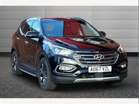 Used Hyundai Santa Fe 200 HP (147 kW) 2017 Black SUV