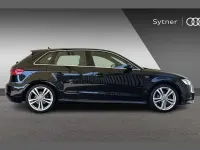 Used Audi A3 S-Line 150 HP (110 kW) 2018 Black Sedan