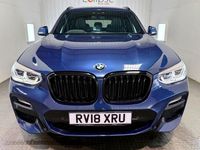 Used BMW X3 M Sport 190 HP (139 kW) 2018 Blue SUV