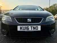 Used Seat Leon SE 110 HP (80 kW) 2016 Black Hatchback