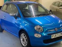 Used Fiat 500 Mirror 69 HP (50 kW) 2017 Blue Hatchback