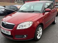 Used Skoda Fabia 105 HP (77 kW) 2008 Red Hatchback