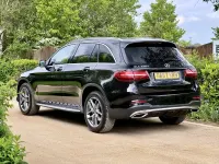 Begagnad Mercedes GLC220 AMG line 2017 Svart SUV