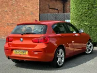 Used BMW 118 Comfort Edition 2015 Orange Hatchback