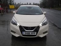 Used Nissan Micra Acenta 71 HP (52 kW) 2018 White Hatchback