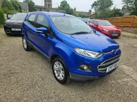 Used Ford Ecosport Zetec 112 HP (82 kW) 2017 Kinetic blue metallic SUV