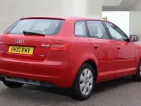 Used Audi A3 Sportback 2010 Red Hatchback