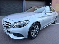 Begagnad Mercedes C350e 2016 Silver Sedan