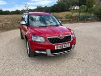 Used Skoda Yeti SE L 110 HP (80 kW) 2015 Red SUV