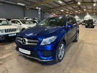 Used Mercedes GLE250 AMG line 204 HP (150 kW) 2018 Blue SUV