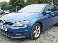 Used VW Golf VII 2015 Blue Hatchback