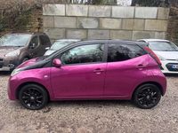 Used Toyota Aygo X-cite 69 HP (50 kW) 2018 Purple Hatchback