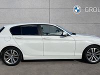 Used BMW 118 Sport Line 136 HP (100 kW) 2018 White Hatchback