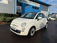 Used Fiat 500 Lounge 69 HP (50 kW) 2012 White Hatchback