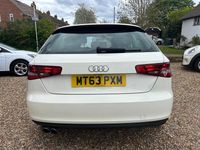 Begagnad Audi A3 Sport 140 HK (102 kW) 2014 Vit Halvkombi