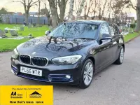 Begagnad BMW 116 Sport Line 116 HK (85 kW) 2016 Svart Halvkombi