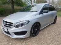 Used Mercedes B180 AMG line 109 HP (80 kW) 2015 Silver Hatchback