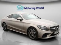 Used Mercedes C220 AMG line 194 HP (142 kW) 2021 Silver Coupe