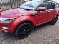 Used Land Rover Range Rover evoque Pure 2012 Red SUV