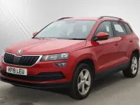 Used Skoda Karoq SE 150 HP (110 kW) 2019 Red SUV