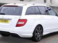 Used Mercedes C350 AMG 2013 White Estate