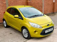 Used Ford Ka Zetec 69 HP (50 kW) 2014 Yellow Hatchback