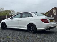 Begagnad Mercedes C250 AMG 2012 Vit Sedan