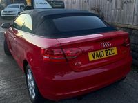 Used Audi A3 Cabriolet 2010 Red Cabriolet