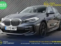 Usado BMW 116 M Sport 116 HP (85 kW) 2020 Cinzento Citadino