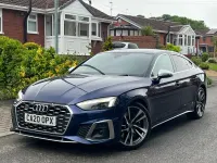 Used Audi S5 Sportback Comfort 2020 Blue Hatchback