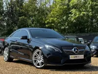 Begagnad Mercedes E220 AMG line 177 HK (130 kW) 2016 Svart Sportkupé