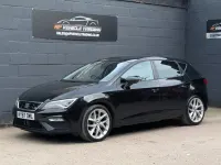 Used Seat Leon FR 184 HP (135 kW) 2017 Black Hatchback