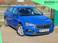 Used Skoda Scala SE 94 HP (69 kW) 2023 Blue Hatchback