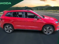 Used Skoda Karoq SportLine 150 HP (110 kW) 2024 Red SUV