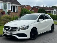 Used Mercedes A200 AMG line 136 HP (100 kW) 2016 White Hatchback