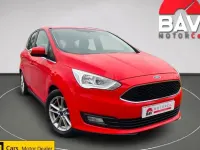 Used Ford C-MAX Zetec 120 HP (88 kW) 2017 Red MPV