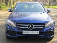 Used Mercedes C220 Premium 170 HP (125 kW) 2015 Blue Estate