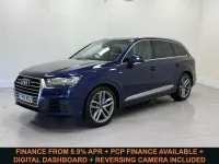 Used Audi Q7 S-Line 286 HP (210 kW) 2019 Blue SUV
