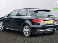 Used Audi A3 Sportback S-Line 190 HP (139 kW) 2018 Black Hatchback