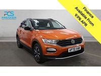 Usado VW T-Roc SE 150 HP (110 kW) 2020 Laranja SUV