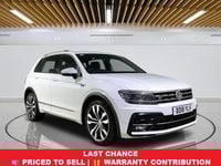 Used VW Tiguan R-line 150 HP (110 kW) 2018 White SUV