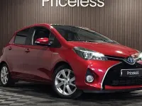 Used Toyota Yaris 101 HP (74 kW) 2016 Red Hatchback