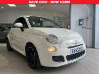 Used Fiat 500 S 95 HP (69 kW) 2013 White Hatchback