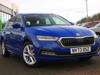 Used Skoda Octavia SE L 200 HP (147 kW) 2023 Blue Estate