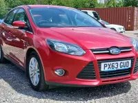 Used Ford Focus Zetec 125 HP (91 kW) 2013 Red Hatchback