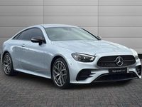 Used Mercedes E220 AMG Line Premium 194 HP (142 kW) 2021 Silver Coupe