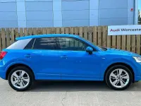 Used Audi Q2 S-Line 150 HP (110 kW) 2021 Turbo blue SUV