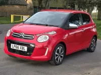 Usado Citroën C1 Flair 82 CV (60 kW) 2017 Rojo Utilitario