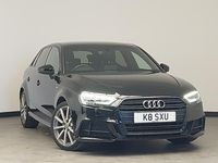 Used Audi A3 Black Edition 116 HP (85 kW) 2019 Black Sedan